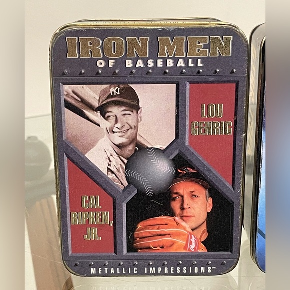Iron Men Of Baseball 5 Metal Cards Included! - Picture 2 of 10
